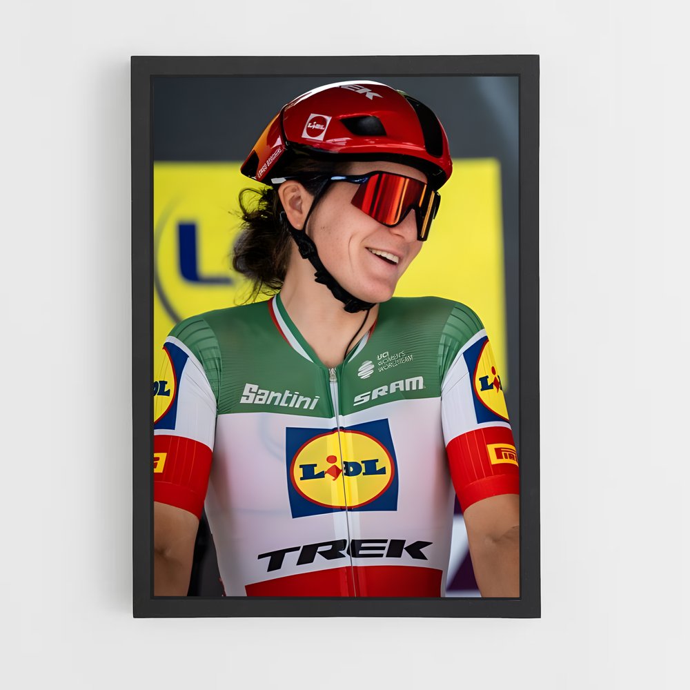 Poster Elisa longo – affiche Cyclisme (vue 2)